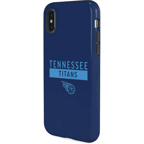 NFL Tennessee Titans Navy Blue Performance Series iPhone X Pro Case