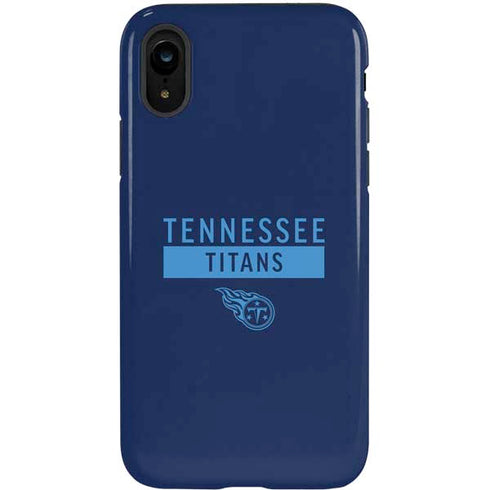 NFL Tennessee Titans Navy Blue Performance Series iPhone XR Pro Case