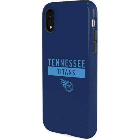 NFL Tennessee Titans Navy Blue Performance Series iPhone XR Pro Case