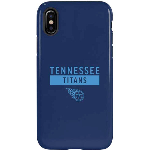 NFL Tennessee Titans Navy Blue Performance Series iPhone XS Pro Case