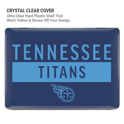 NFL Tennessee Titans Navy Blue Performance Series MacBook Pro 14in (2021-24) Case plus Skin