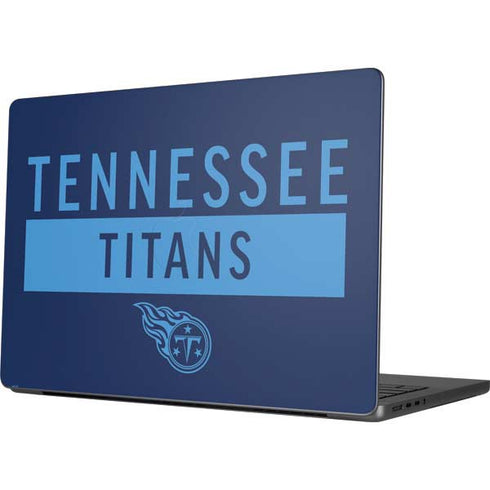 NFL Tennessee Titans Navy Blue Performance Series Apple MacBook Pro 14-inch Skin