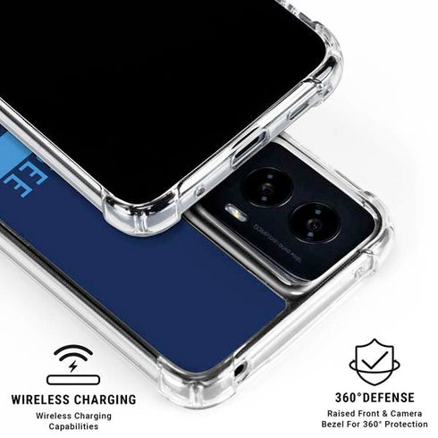 NFL Tennessee Titans Navy Blue Performance Series Moto G Power 5G (2024) Clear Case