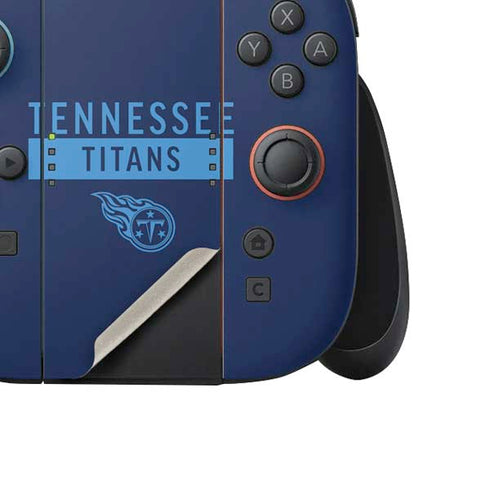 NFL Tennessee Titans Navy Blue Performance Series Nintendo Switch 2 (2025) Joy-Con Controller Skin