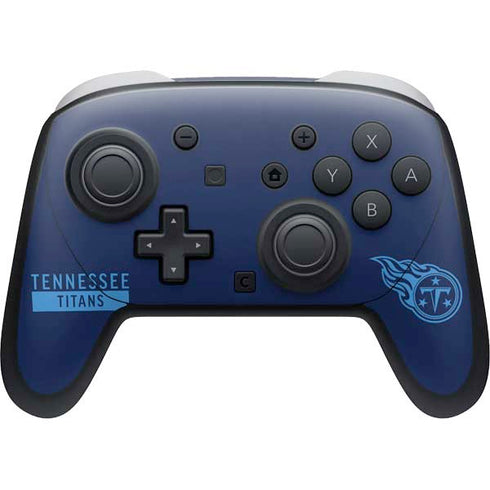 NFL Tennessee Titans Navy Blue Performance Series Nintendo Switch 2 (2025) Pro Controller Skin