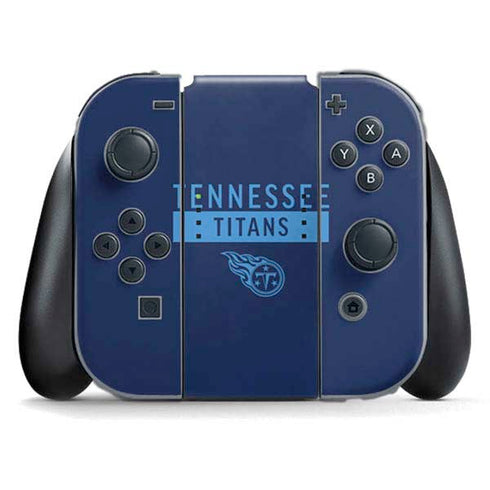 NFL Tennessee Titans Navy Blue Performance Series Nintendo Skins
