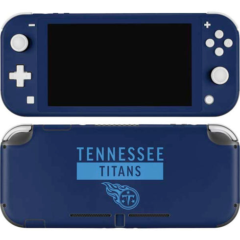 NFL Tennessee Titans Navy Blue Performance Series Nintendo Skins