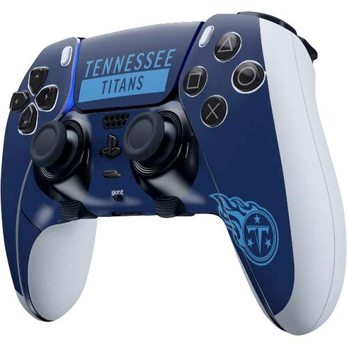 NFL Tennessee Titans Navy Blue Performance Series PS5 DualSense Edge Pro Controller Skin