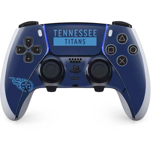 NFL Tennessee Titans Navy Blue Performance Series PlayStation PS5 Skins