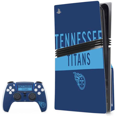 NFL Tennessee Titans Navy Blue Performance Series PlayStation PS5 Skins