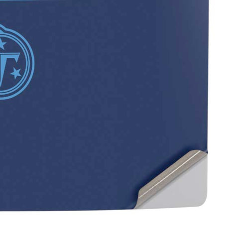 NFL Tennessee Titans Navy Blue Performance Series PS5 Pro Disk Console Skin