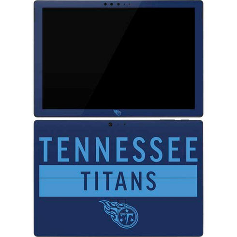 NFL Tennessee Titans Navy Blue Performance Series Surface Pro 7 Skin