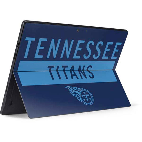 NFL Tennessee Titans Navy Blue Performance Series Surface Pro 7 Skin