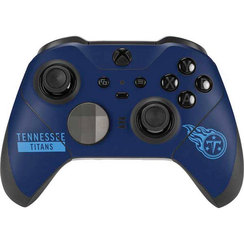 NFL Tennessee Titans Navy Blue Performance Series Xbox Elite Wireless Controller Series 2 Skin