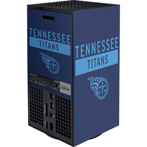 NFL Tennessee Titans Navy Blue Performance Series Xbox Series X Bundle Skin