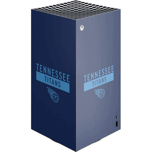 NFL Tennessee Titans Navy Blue Performance Series XBox Series X Digital Edition Console Skin
