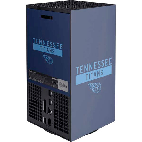NFL Tennessee Titans Navy Blue Performance Series XBox Series X Digital Edition Console Skin