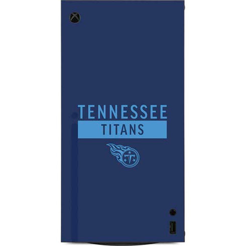 NFL Tennessee Titans Navy Blue Performance Series XBox Series X Digital Edition Console Skin