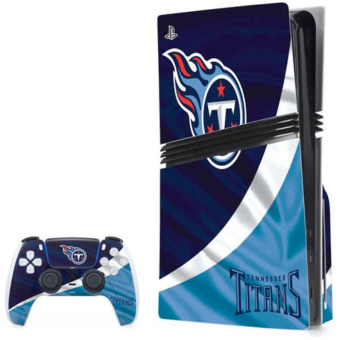 NFL Tennessee Titans PS5 Pro Disk Bundle Skin