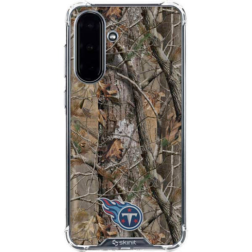 NFL Tennessee Titans Realtree AP Camo Galaxy A36 5G Clear Case