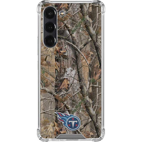 NFL Tennessee Titans Realtree AP Camo Galaxy S24 FE Clear Case