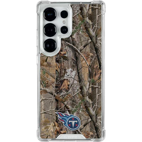 NFL Tennessee Titans Realtree AP Camo Galaxy S25 Ultra Clear Case