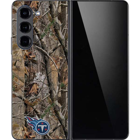 NFL Tennessee Titans Realtree AP Camo Galaxy Z Fold5 5G Skin