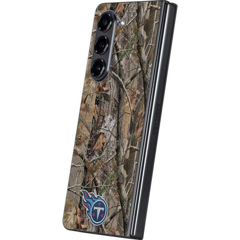 NFL Tennessee Titans Realtree AP Camo Galaxy Z Fold5 5G Skin