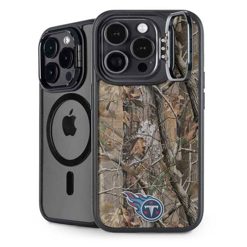 NFL Tennessee Titans Realtree AP Camo iPhone 15 Pro Kickstand Case
