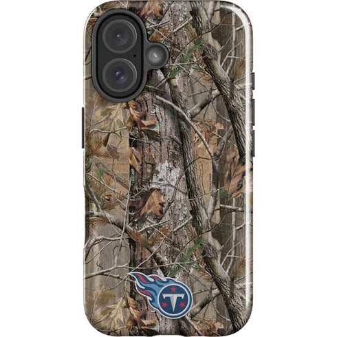 NFL Tennessee Titans Realtree AP Camo iPhone 16 Plus Impact Case