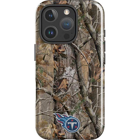 NFL Tennessee Titans Realtree AP Camo iPhone 16 Pro Max Magsafe Impact Case