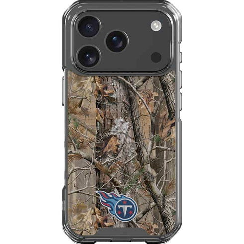 NFL Tennessee Titans Realtree AP Camo iPhone 18 Pro Clear Case