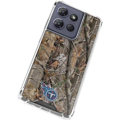 NFL Tennessee Titans Realtree AP Camo Moto G 5G (2025) Clear Case