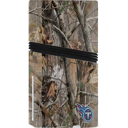 NFL Tennessee Titans Realtree AP Camo PS5 Pro Disk Console Skin