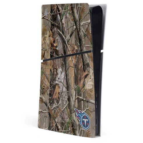 NFL Tennessee Titans Realtree AP Camo PS5 Slim Digital Edition Console Skin