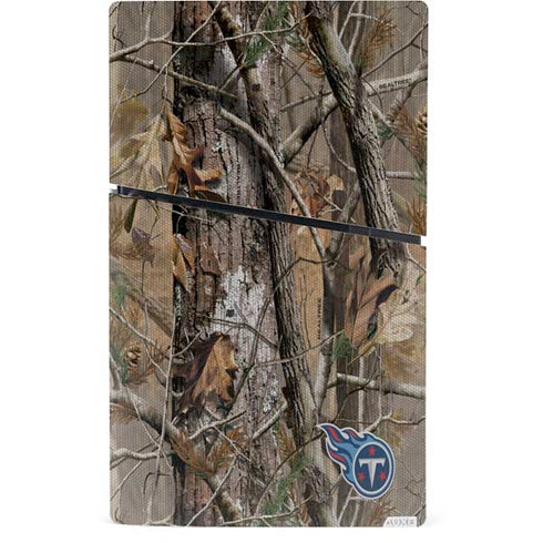 NFL Tennessee Titans Realtree AP Camo PS5 Slim Digital Edition Console Skin