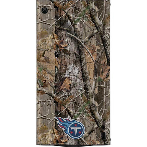 NFL Tennessee Titans Realtree AP Camo XBox Series X Digital Edition Console Skin