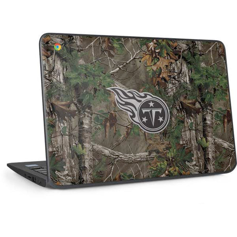 NFL Tennessee Titans Realtree Xtra Green Camo HP Chromebook Skin