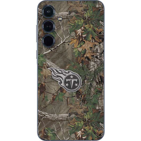 NFL Tennessee Titans Realtree Xtra Green Camo Galaxy A35 5G Skin