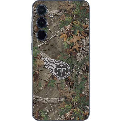 NFL Tennessee Titans Realtree Xtra Green Camo Galaxy A55 5G Skin