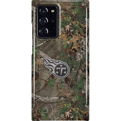 NFL Tennessee Titans Realtree Xtra Green Camo Galaxy Cases