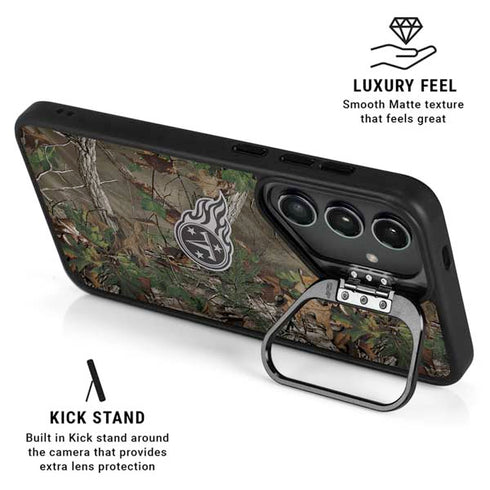 NFL Tennessee Titans Realtree Xtra Green Camo Galaxy S25 Kickstand Case