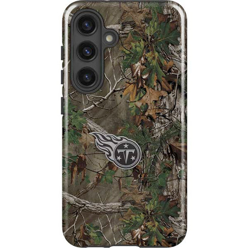 NFL Tennessee Titans Realtree Xtra Green Camo Galaxy S25 Plus Impact Case
