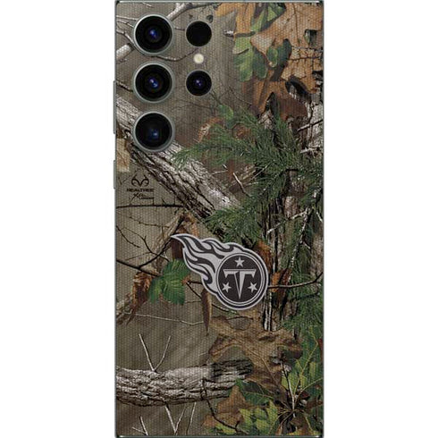 NFL Tennessee Titans Realtree Xtra Green Camo Galaxy S24 Ultra Skin