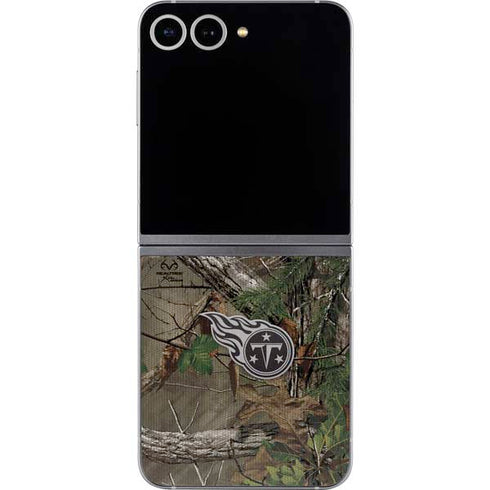NFL Tennessee Titans Realtree Xtra Green Camo Galaxy Z Flip6 Skin