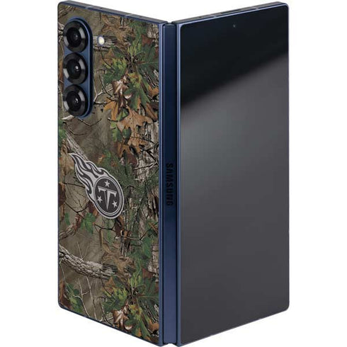 NFL Tennessee Titans Realtree Xtra Green Camo Galaxy Z Fold6 Skin