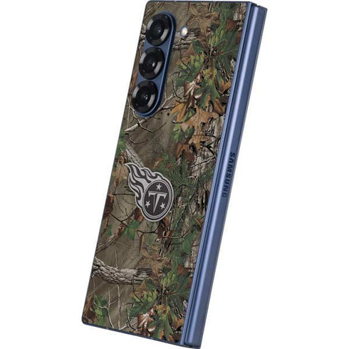 NFL Tennessee Titans Realtree Xtra Green Camo Galaxy Z Fold6 Skin