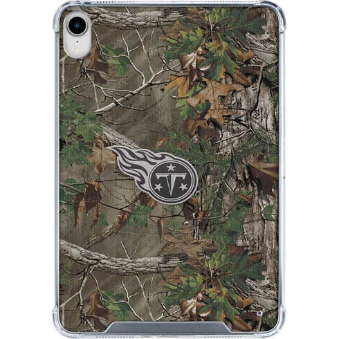 NFL Tennessee Titans Realtree Xtra Green Camo iPad 11th Gen (2025) Clear Case