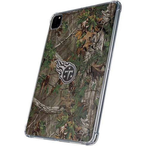 NFL Tennessee Titans Realtree Xtra Green Camo iPad Pro 11in (2024) Clear Case