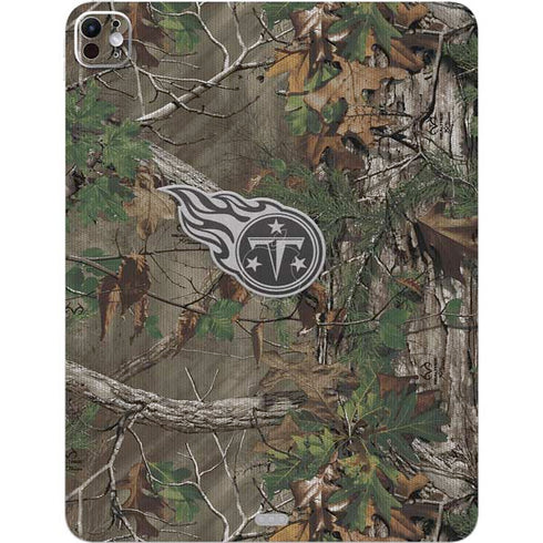 NFL Tennessee Titans Realtree Xtra Green Camo iPad Pro 13in M4 (2024) Skin